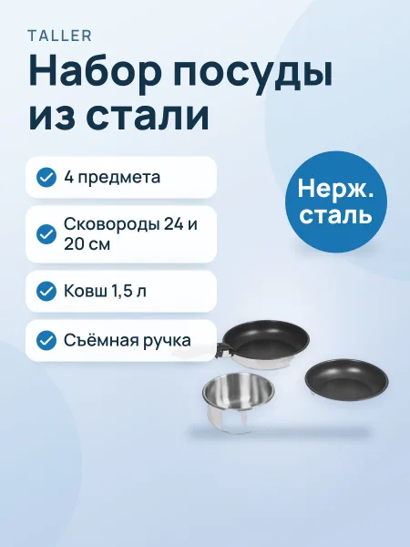 Фото товара Набор посуды TalleR TR-17101