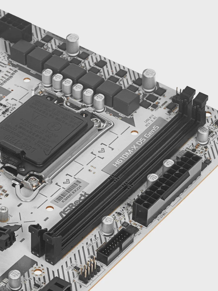 Материнская плата ASRock H610M-X D5 Gen5, LGA 1700, Micro-ATX — фото 4 из 10