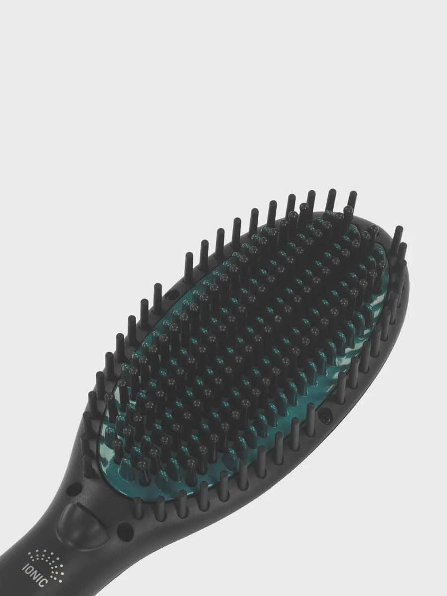 Расческа-выпрямитель Rowenta Power Straight CF5820F0 голубой, черный — фото 7 из 11