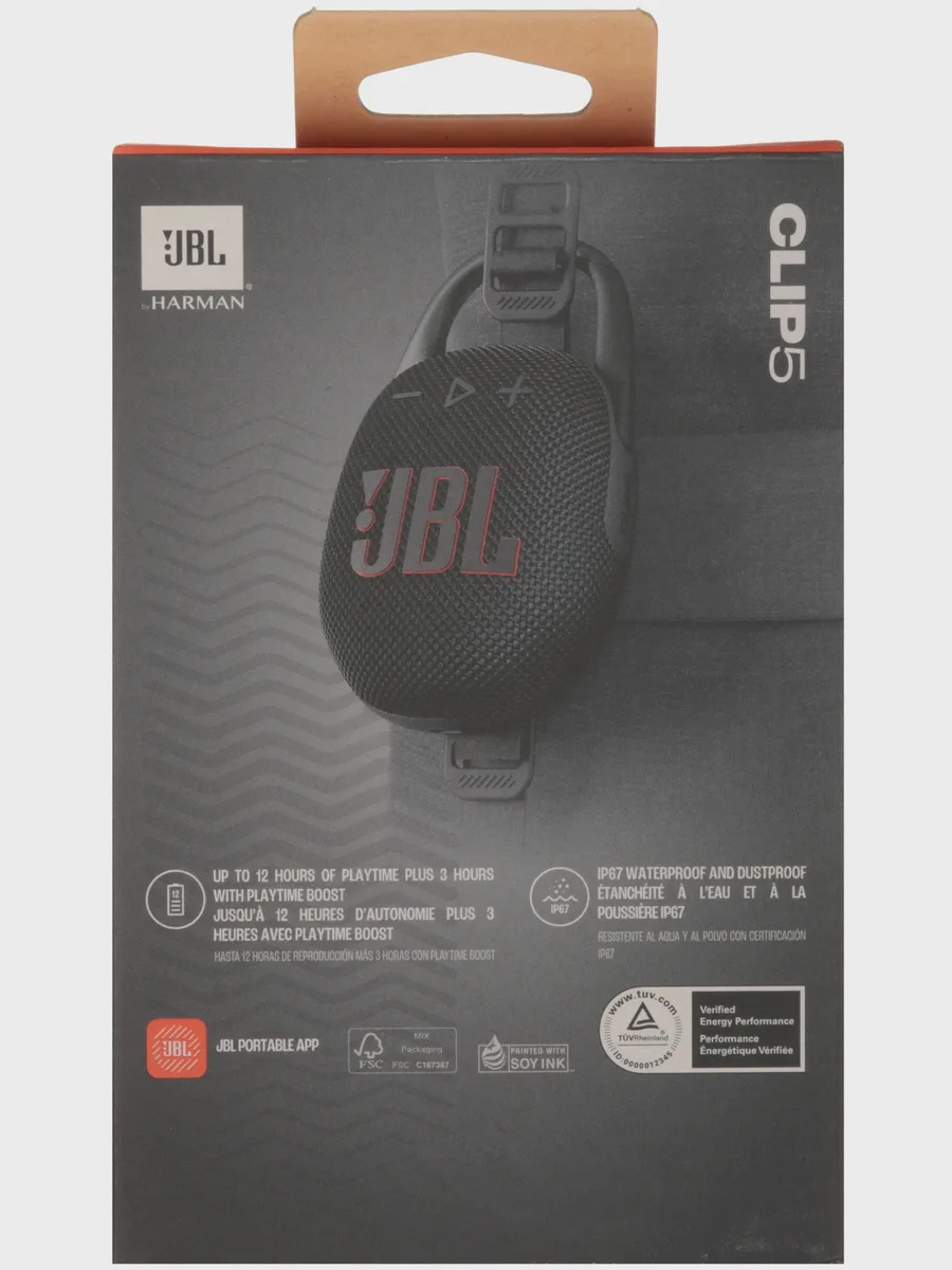Портативная колонка JBL CLIP 5 — фото 9 из 30