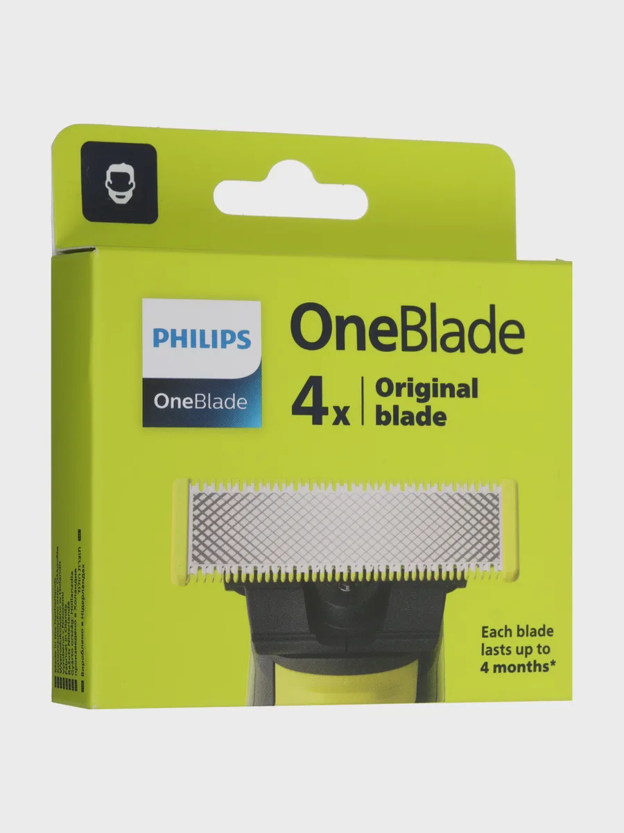 Сменное лезвие PHILIPS OneBlade и OneBlade Pro QP240/50, 4 шт — фото 5 из 6