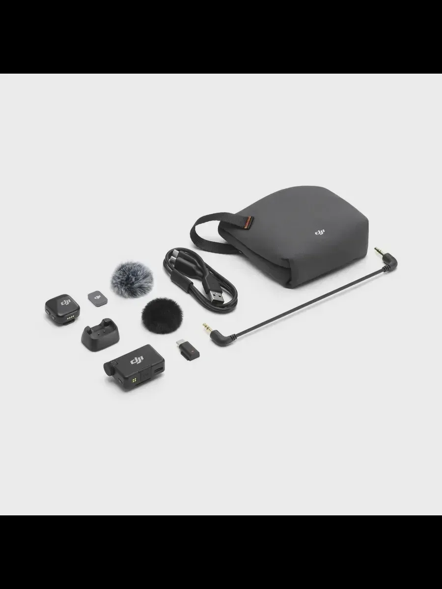 Беспроводной микрофон DJI Mic Mini 2 1 TX + 1 RX + Charging Case Серый — фото 4 из 4