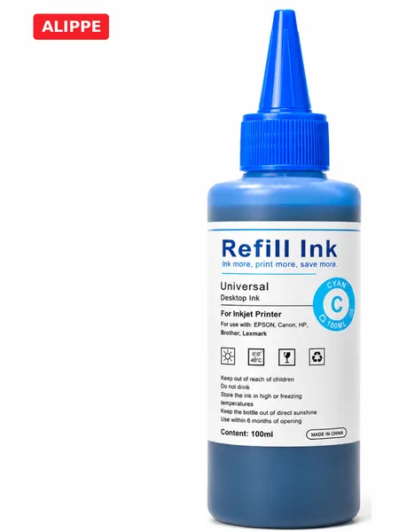 Фото товара Краска для принтера Синий/Cyan 100мл REFILL INK