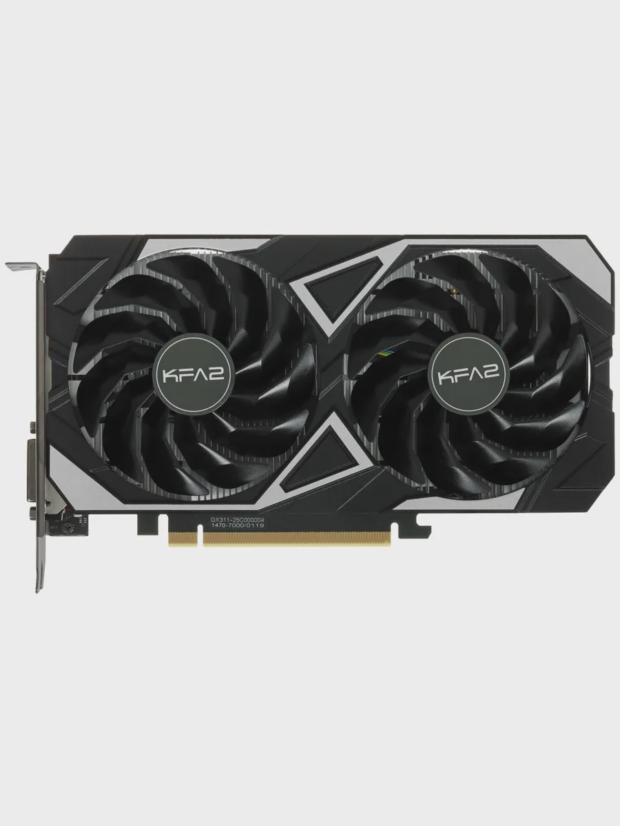 Видеокарта KFA2 GeForce RTX 3050 X Black 6 ГБ GDDR6 1470 МГц — фото 2 из 10