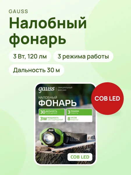 Фото товара Фонарь Gauss GFL302