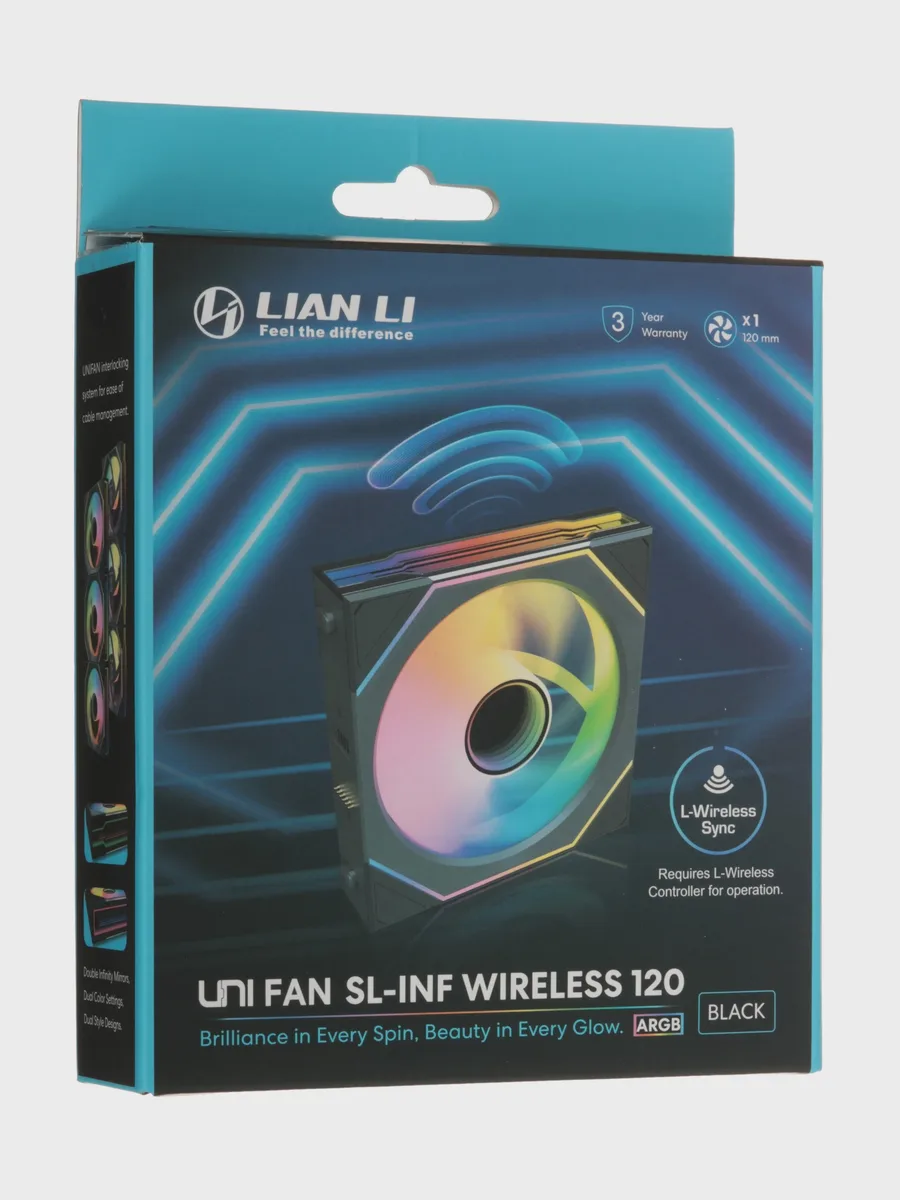 Вентилятор LIAN LI UNI FAN SL-INF WIRELESS 120, 122.1 x 120 мм — фото 11 из 11