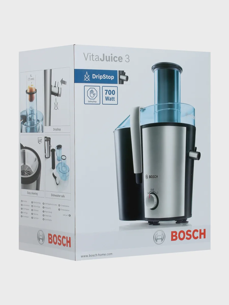 Соковыжималка электрическая Bosch VitaJuice 3 MES3500, 700 Вт — фото 8 из 8