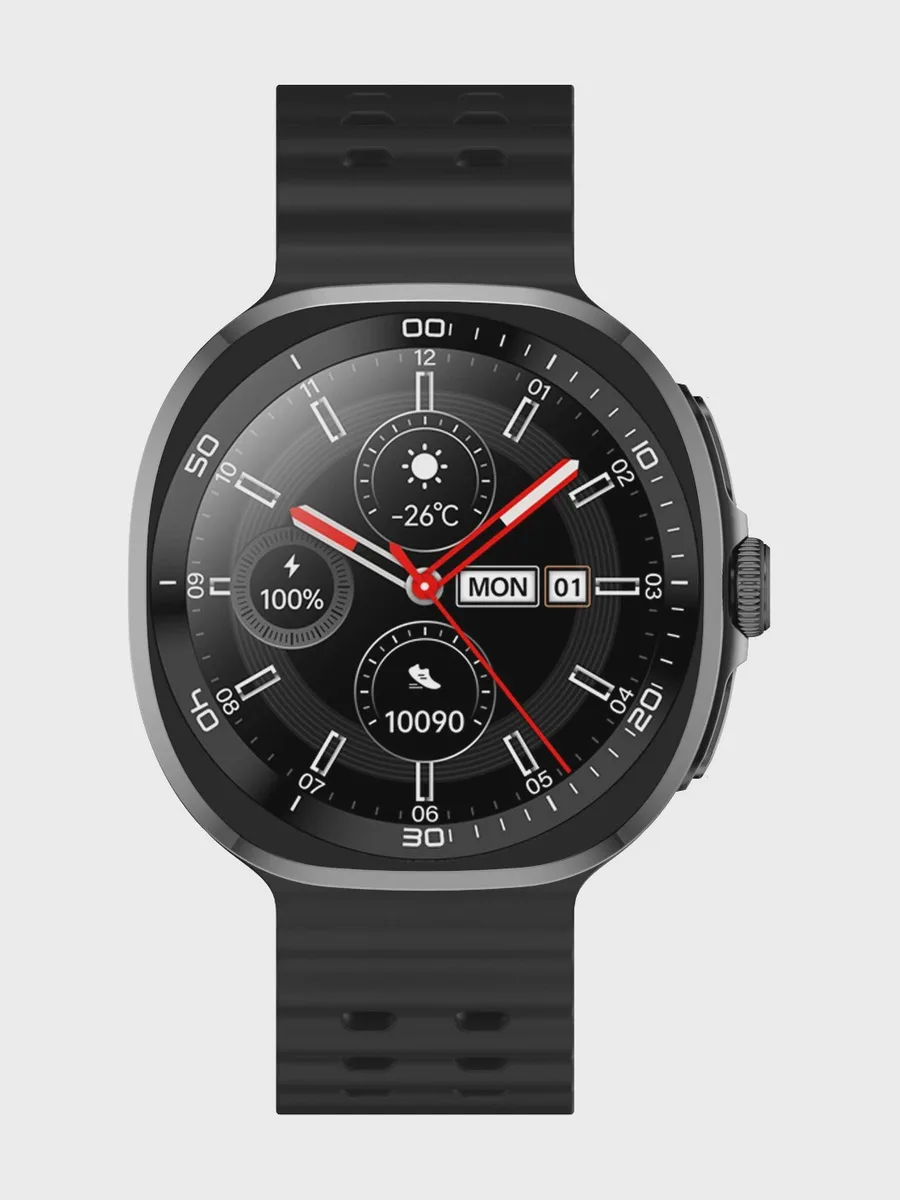 Смарт-часы Tecno Watch Neo, оранжевый ремешок — фото 10 из 11