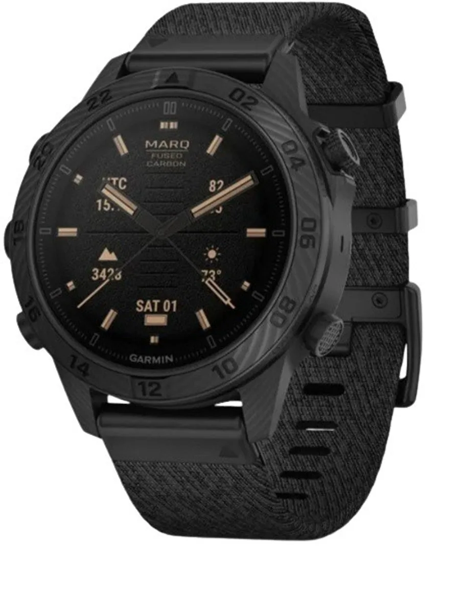 Смарт-часы Garmin MARQ Commander Gen 2 Carbon Edition Black — фото 2 из 5