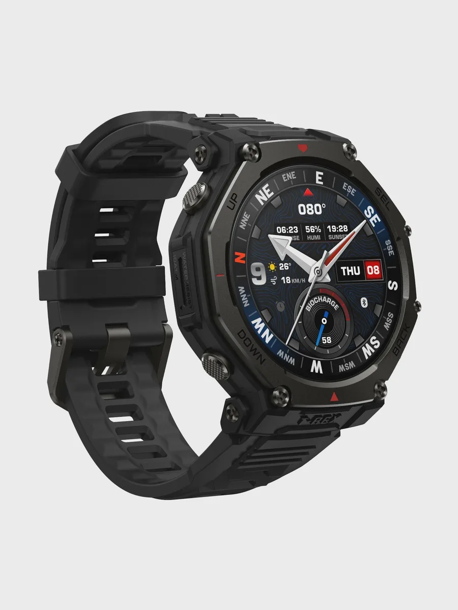 Смарт-часы Amazfit T-Rex 3 Pro, черный ремешок — фото 2 из 11