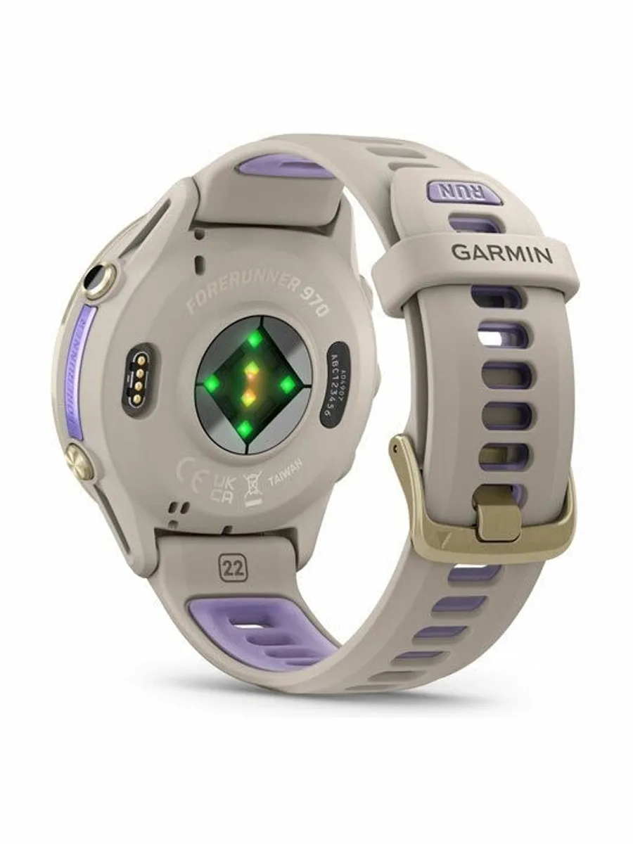 Garmin Forerunner 970 Soft Gold Titanium French Gray/Translucent Indigo — фото 3 из 3