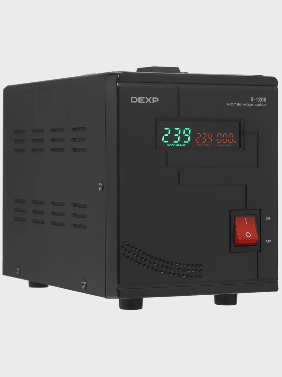 Стабилизатор напряжения DEXP R-1200, 2 кВт — фото 1 из 8