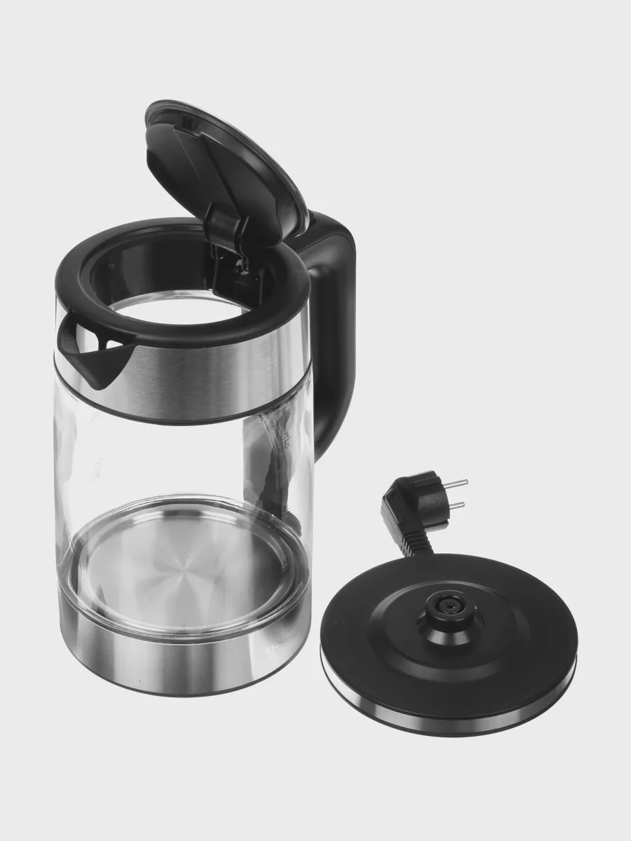 Электрочайник Xiaomi Electric Glass Kettle, черный, 1.7 л, 2200 Вт — фото 6 из 9