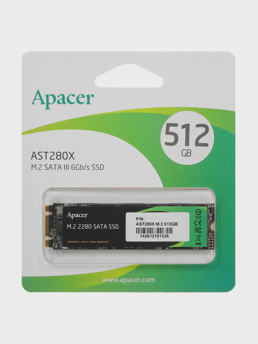 SSD M.2 накопитель Apacer AST280X [AP512GAST280X-1] — фото 2 из 4