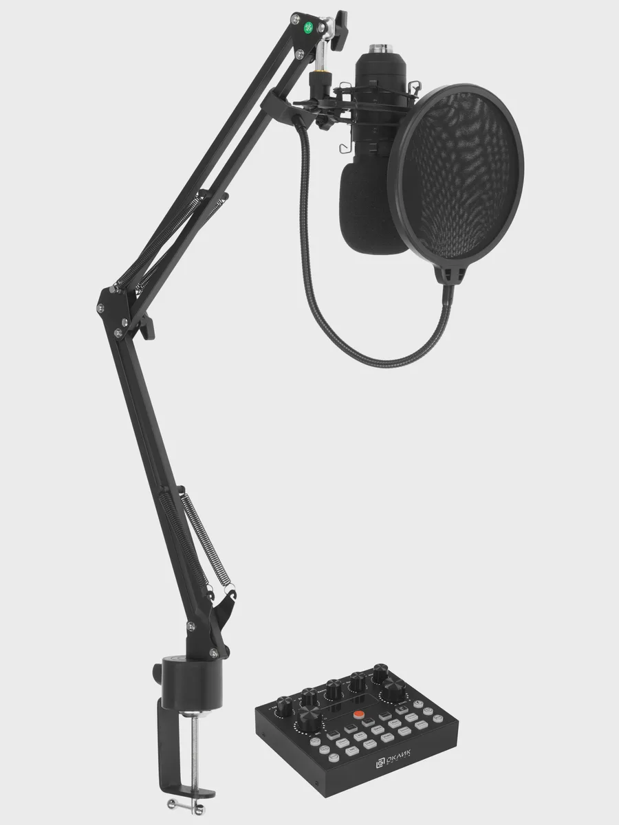 Микрофонный комплект Оклик SM-600G комплект с пантографом черный — фото 3 из 11