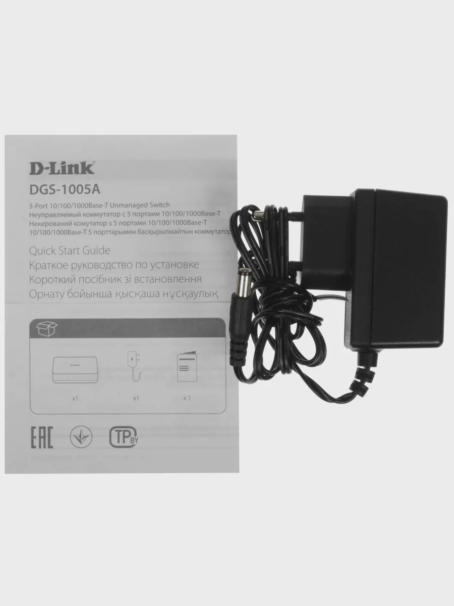 Коммутатор D-Link DGS-1005A/G 5 x RJ-45х1000 Мбит/сек, 100 Мбит/сек — фото 8 из 11