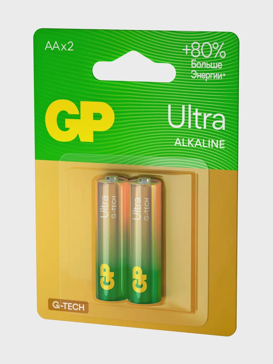 Батарейка GP Ultra AA / AA (LR6/ER14505/FR6/R6P) — фото 10 из 11