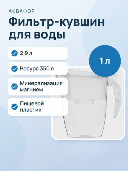 Фото товара Фильтр-кувшин Аквафор Смайл
