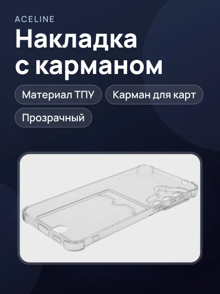 Фото товара Накладка  Aceline - Samsung Galaxy A57 прозрачный