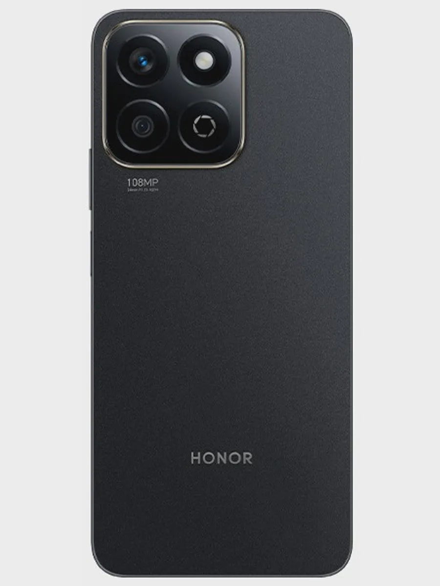 Смартфон Honor X7C 6G+128G Midnight Black — фото 3 из 4
