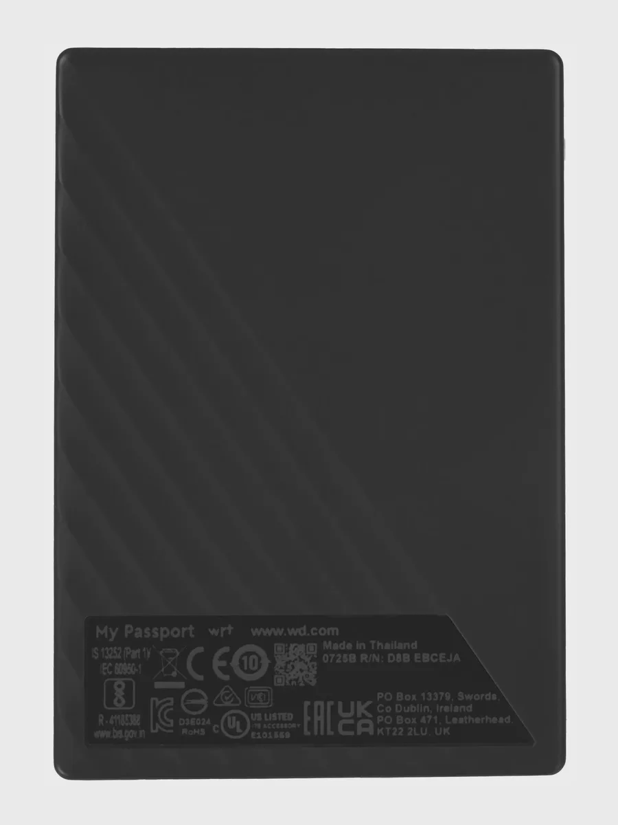 2.5" Внешний HDD WD My Passport [WDBPKJ0050BRD-CESN] 5 ТБ USB 3.2 Gen 1 Type-A — фото 2 из 6