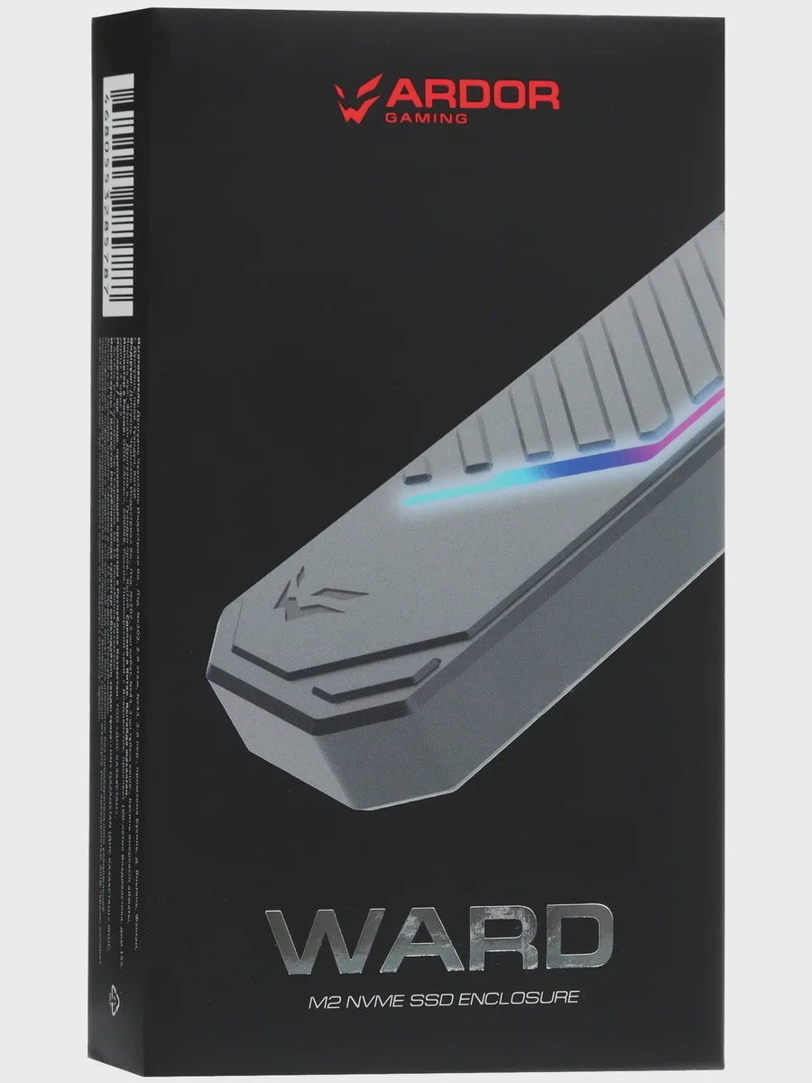 M.2 Внешний бокс ARDOR GAMING WARD USB 3.2 Gen 1 Type-C — фото 9 из 9