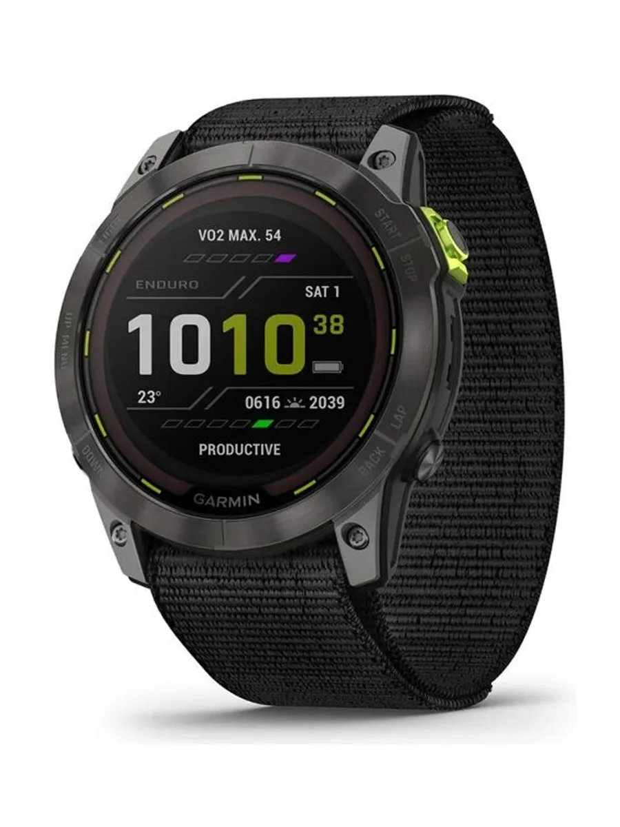 Часы Garmin Enduro 2 Sapphire Solar Carbon Grey 010-02754-01 — фото 2 из 5
