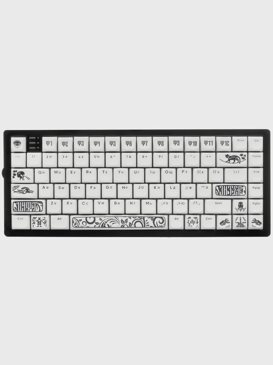Клавиатура Дарк Проджект KD83A, USB Type-A, белый — фото 3 из 11
