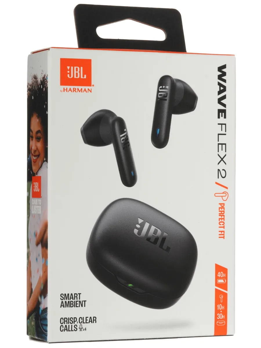 Наушники TWS JBL Wave FLEX 2   черный 2024 — фото 11 из 11