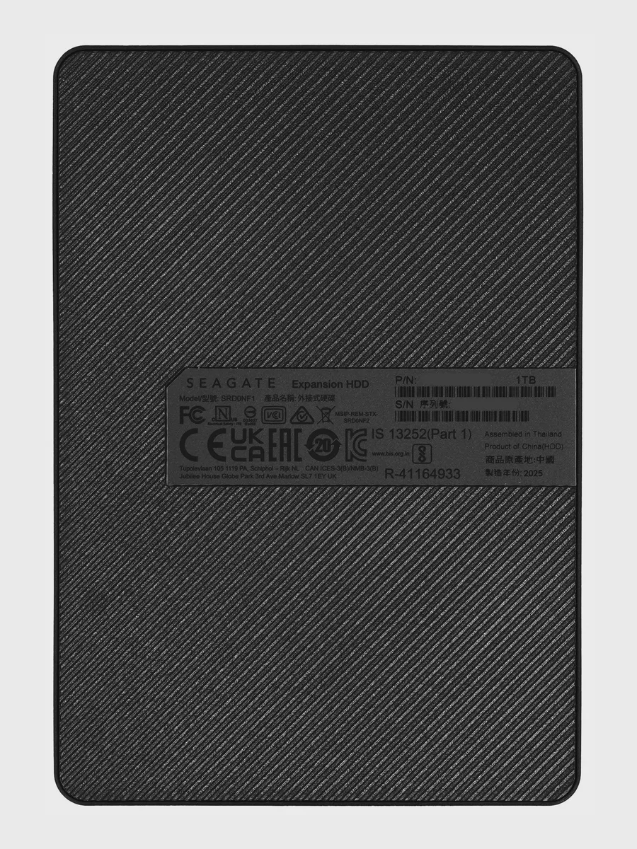 2.5" Внешний HDD Seagate Expansion [STKM1000400] 1 ТБ USB 3.2 Gen 1 Type-A — фото 10 из 11