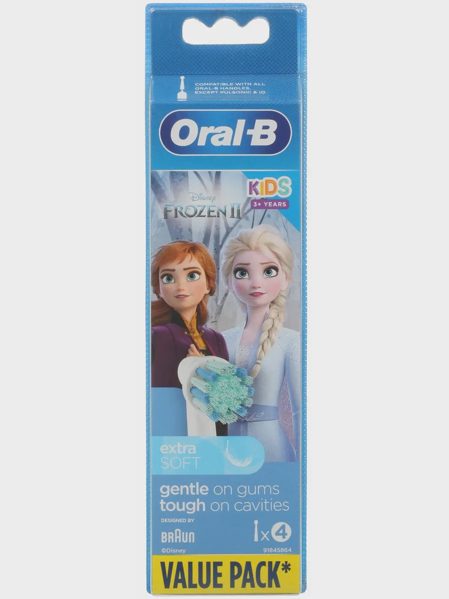Набор сменных насадок Braun Oral-B EB10S Kids Frozen — фото 2 из 4