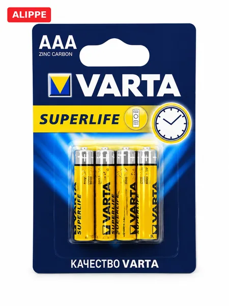 Фото товара Батарейки VARTA superlife AAA мизинчиковые 4шт/пач