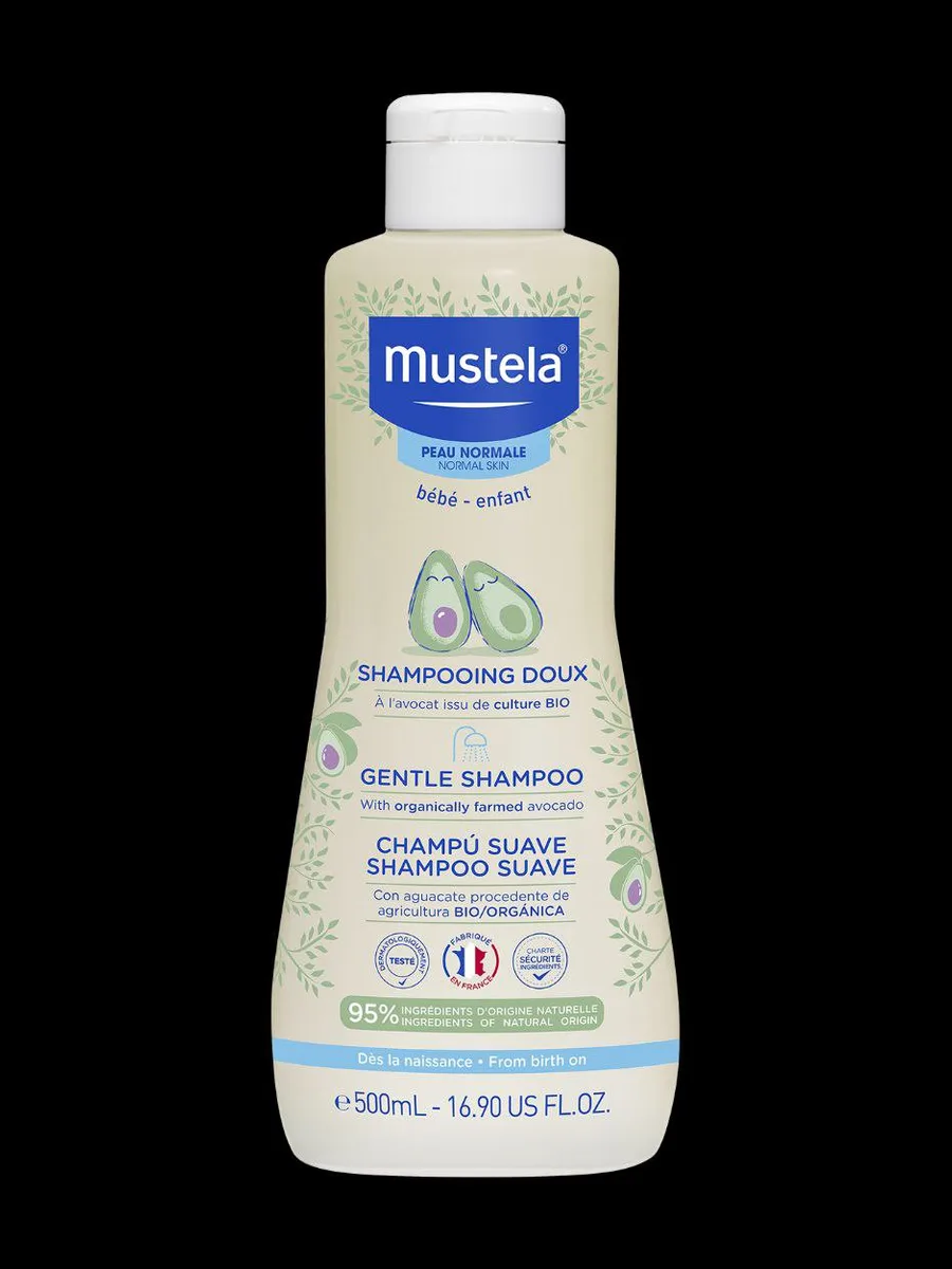 Шампунь мягкий Mustela для детских волос — фото 2 из 3