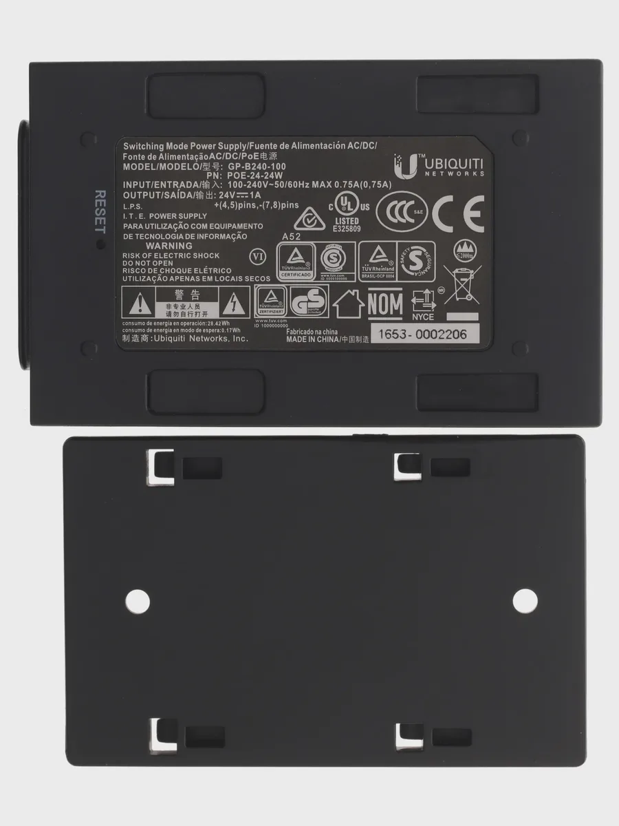 Инжектор PoE Ubiquiti POE-24-24W — фото 6 из 8