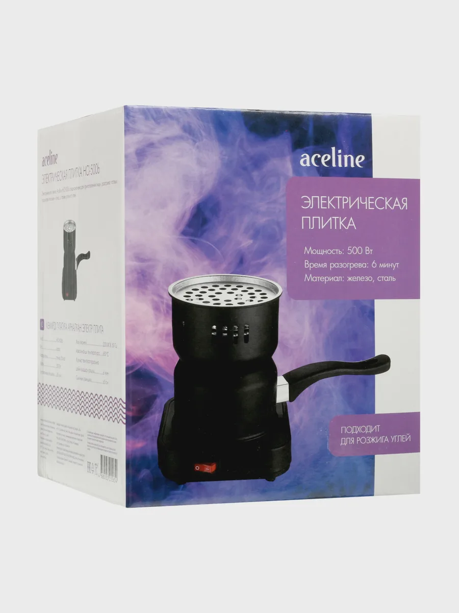 Плитка электрическая для розжига углей Aceline HCI-500b — фото 10 из 10
