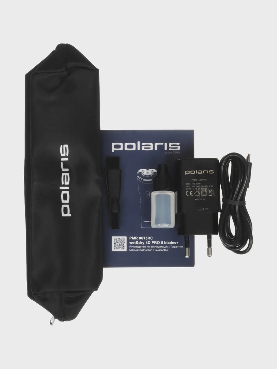 Электробритва Polaris PMR 0613RC серый — фото 8 из 10
