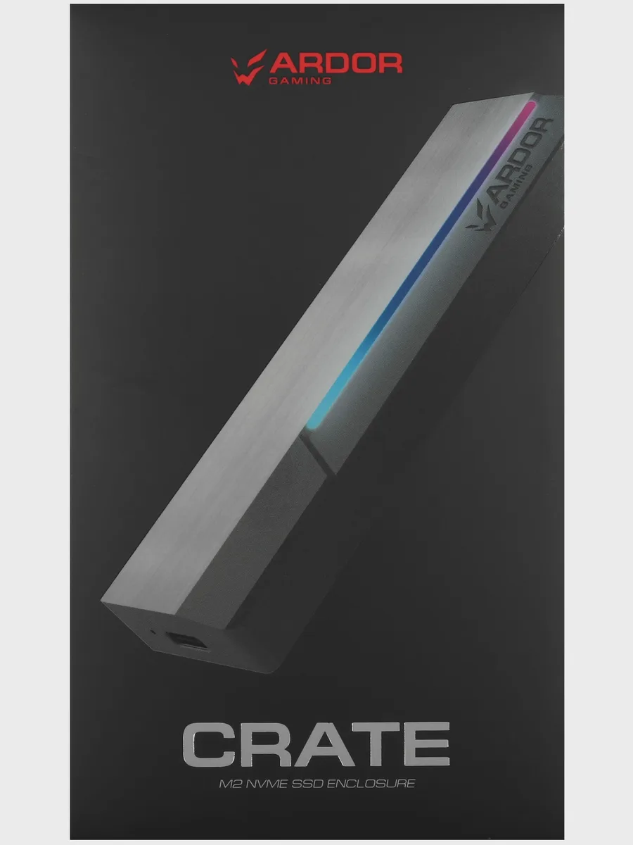 M.2 Внешний бокс ARDOR GAMING CRATE USB 3.2 Gen 1 Type-A — фото 8 из 8