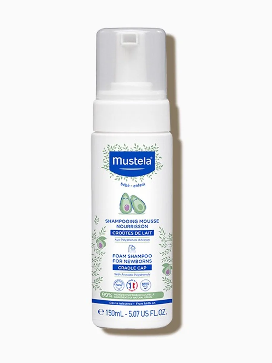 Шампунь-пенка для новорожденных Mustela 150мл — фото 2 из 2