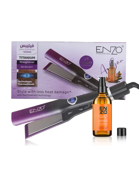 Фото товара Выпрямитель для волос ENZO Professional Titanium Straightener