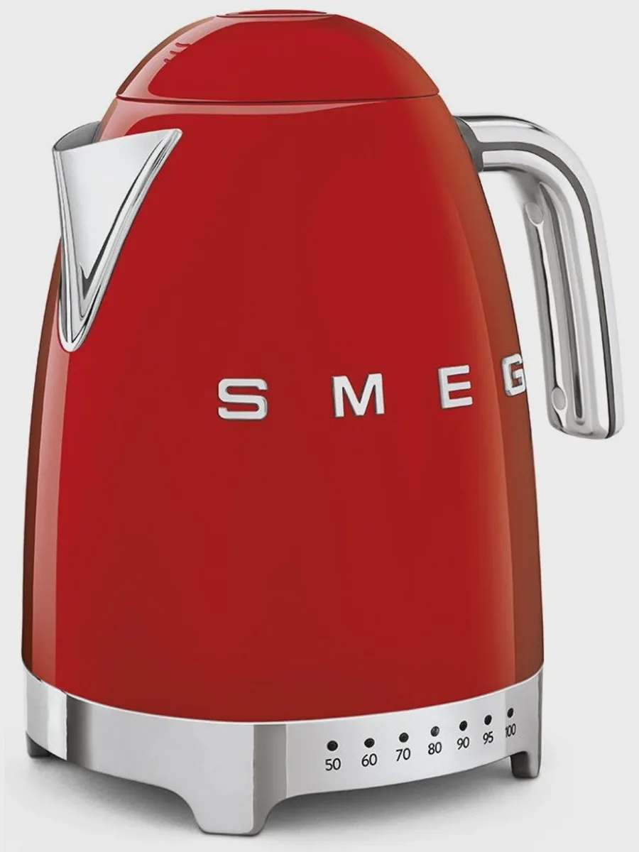 Электрочайник Smeg KLF04RDEU, красный, 1.7 л, 2400 Вт — фото 9 из 11