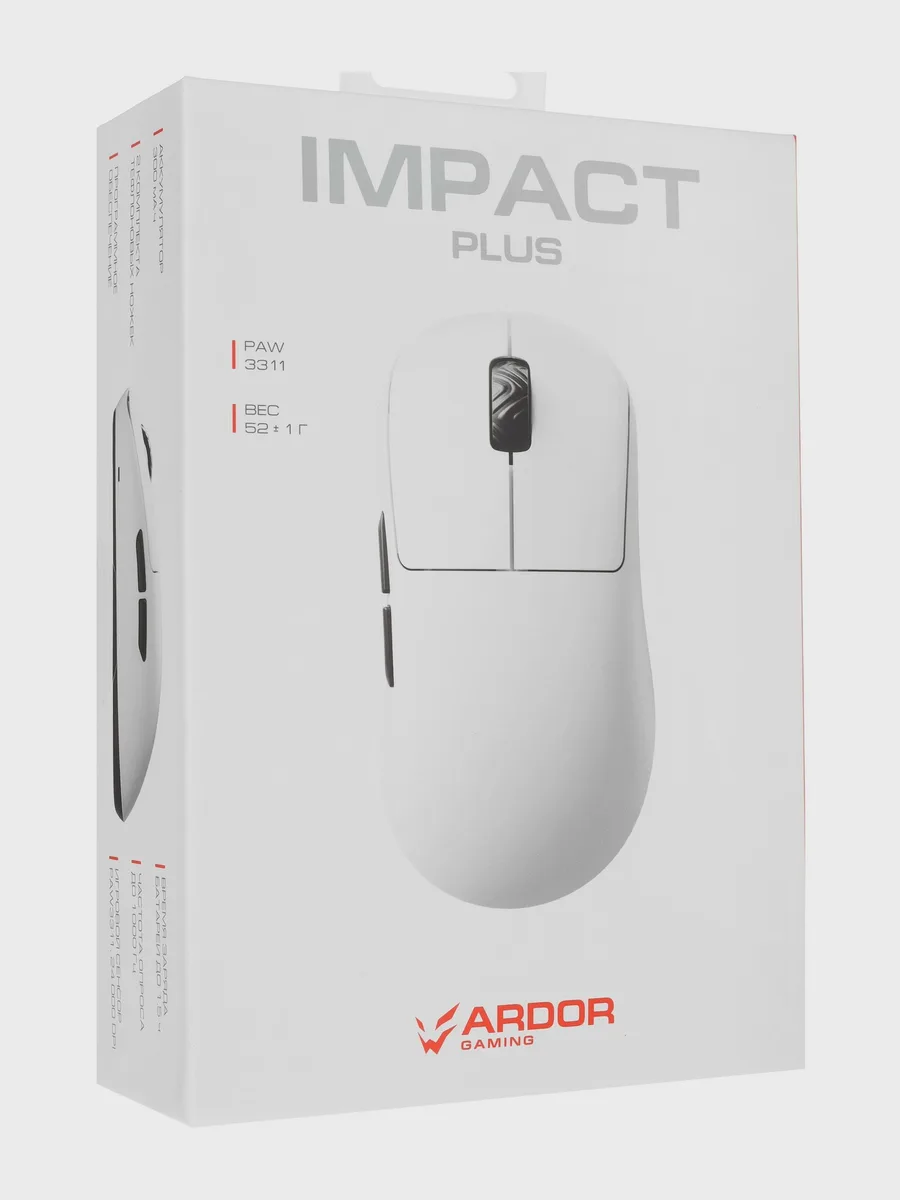Мышь беспроводная/проводная ARDOR GAMING Impact Plus — фото 10 из 11