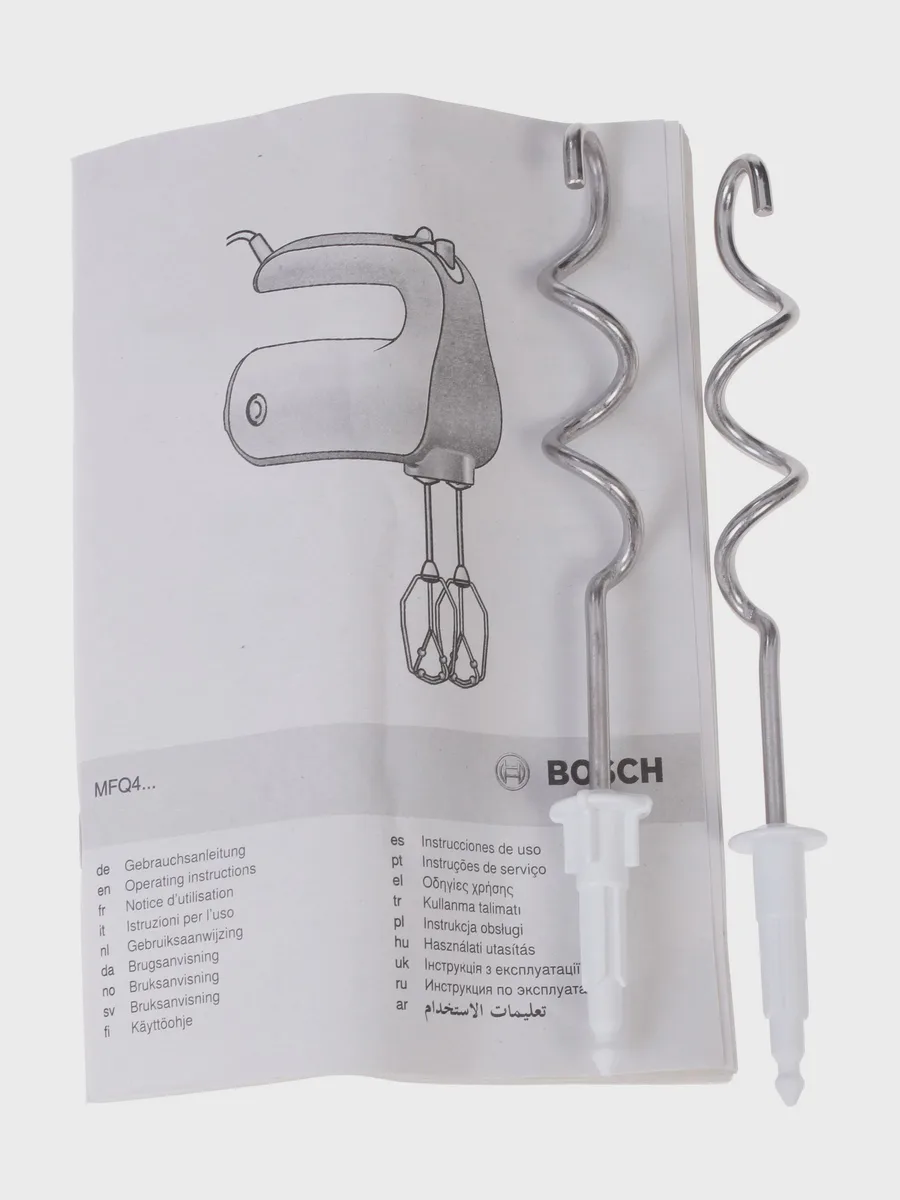 Миксер Bosch MFQ 4020 Styline белый — фото 5 из 9
