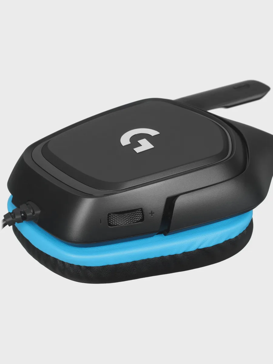 Проводные наушники Logitech G431  игровые черный 2019 — фото 6 из 11