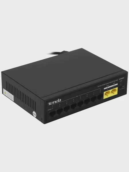 Фото товара Коммутатор Tenda S110PC 10 x RJ-45х10/100 Мбит/сек