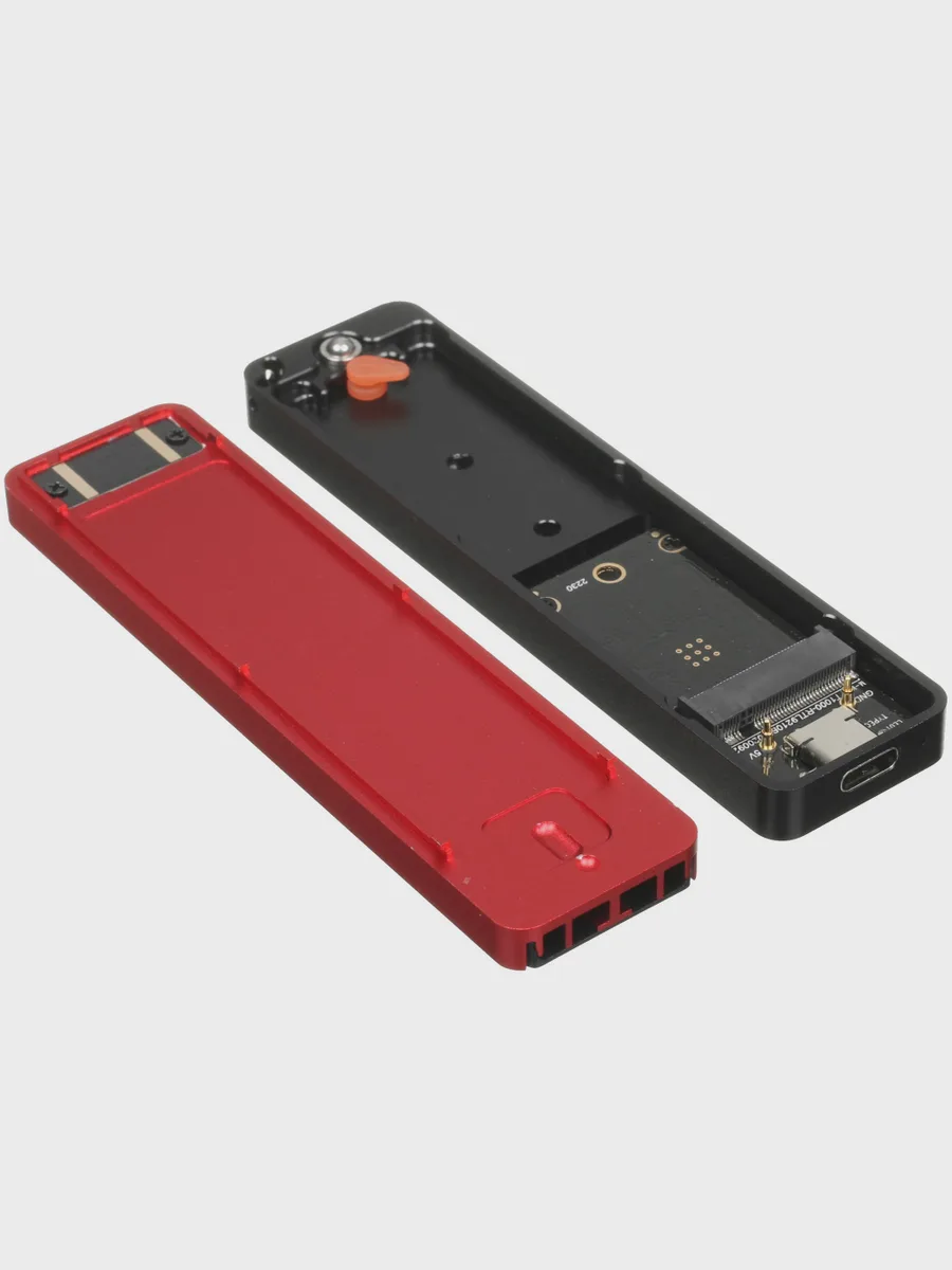 M.2 Внешний бокс ARDOR GAMING M2 Arctic Red USB 3.2 Gen 2 Type-C — фото 4 из 8