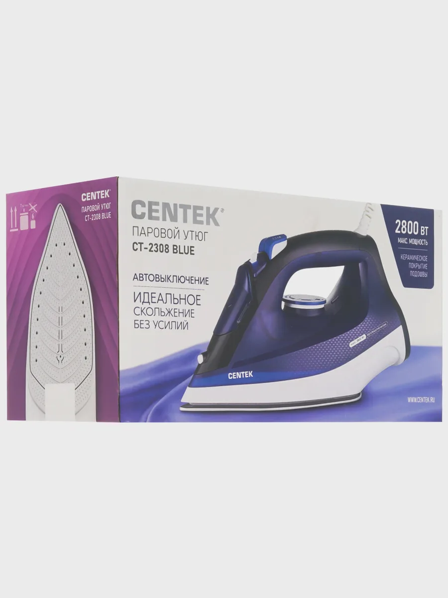 Утюг Centek CT-2308 синий — фото 10 из 10