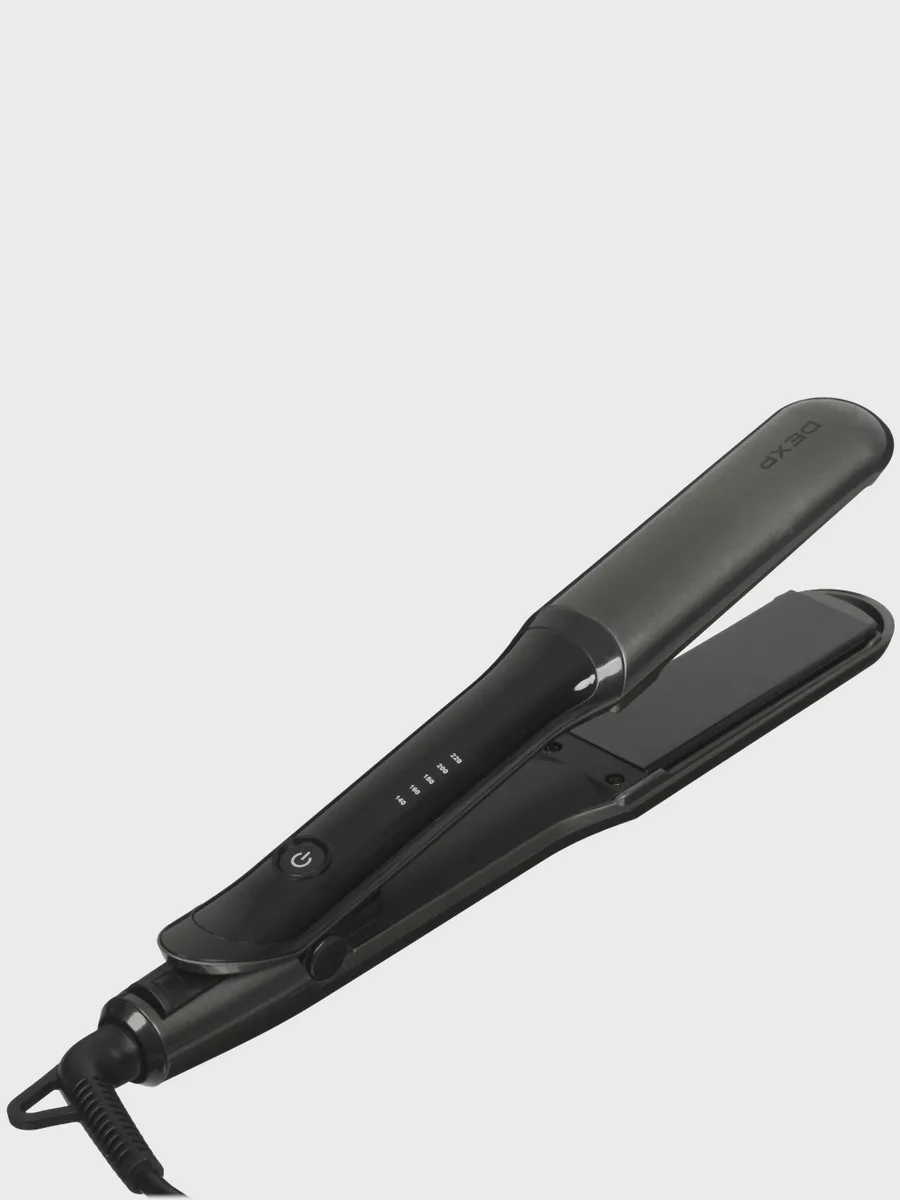 Выпрямитель для волос DEXP HST-01TL серый, черный — фото 3 из 10