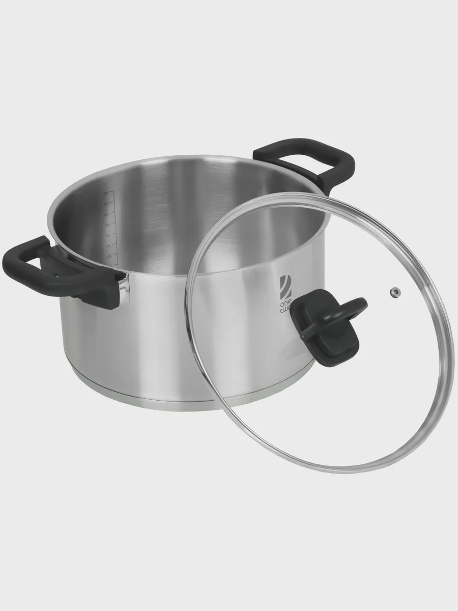 Набор кастрюль OneTwo Compact Keep-3C — фото 3 из 11