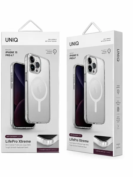 Фото товара Чехол UNIQ Life Pro xtreme Iphone 16Pro/ 16Pro Max clear