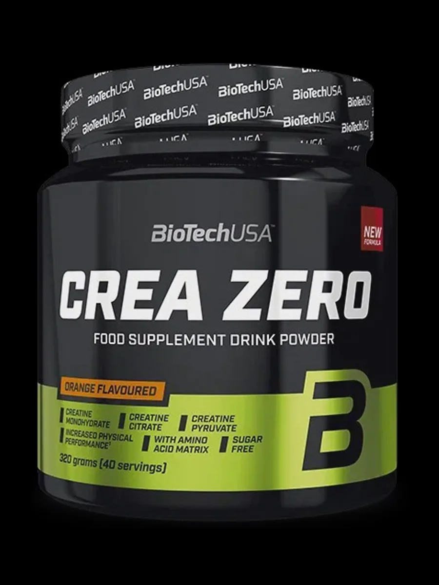 Креатин BIOTECH USA Crea Zero 320 г, вкус "Апельсин" — фото 2 из 2